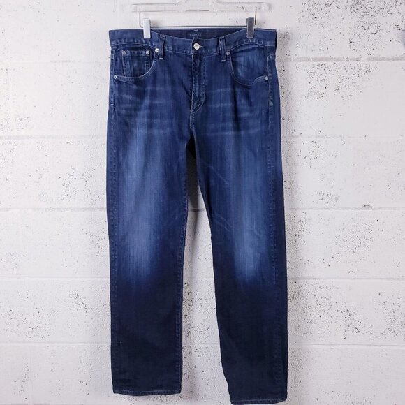 Citizens Of Humanity Men's Core Slim Fit Jeans Dark Wash Size 34 / 30 - Picture 1 of 9